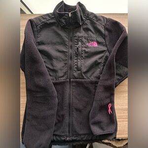 The North Face Pink Ribbon Denali Fleece Women’s Jacket XS Black